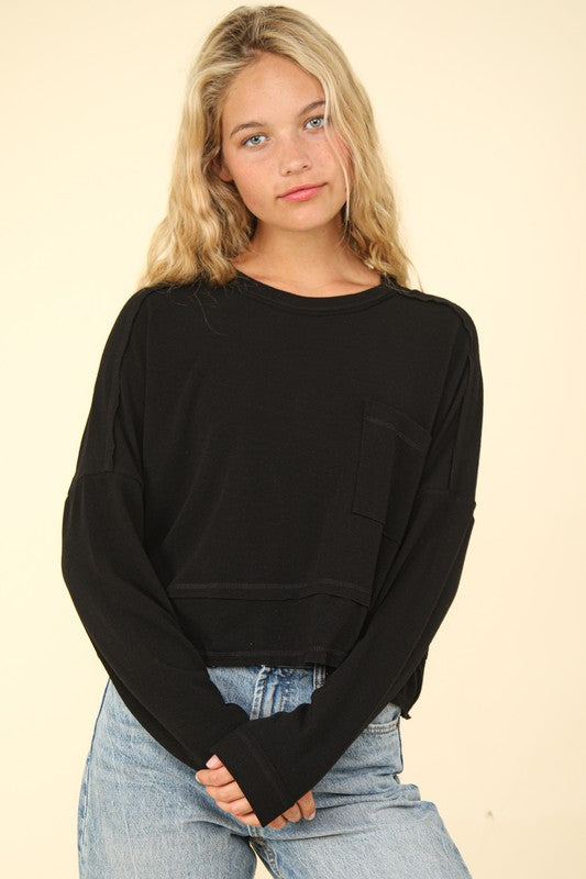 Oversized Casual Knit Top