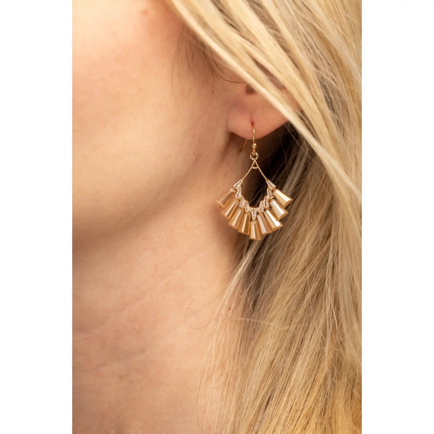 Chandelier Earrings - Champagne
