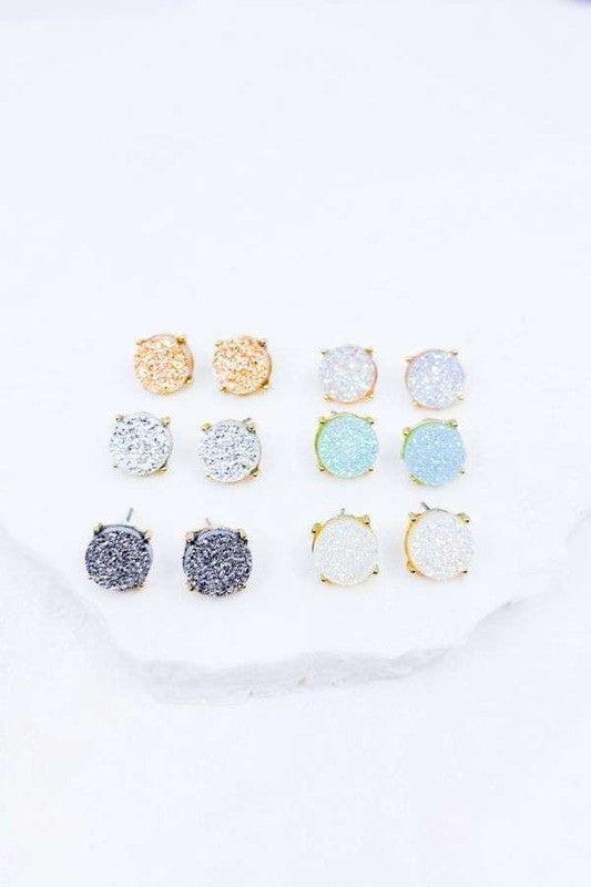 Round Post Earrings