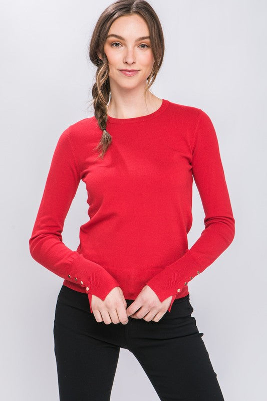 Fine Yarn Sweater Top