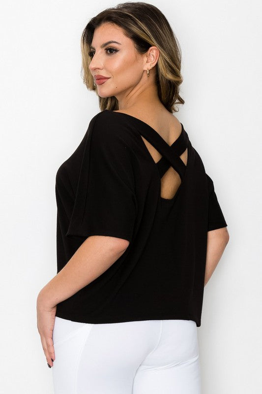 Sporty Crossover Top