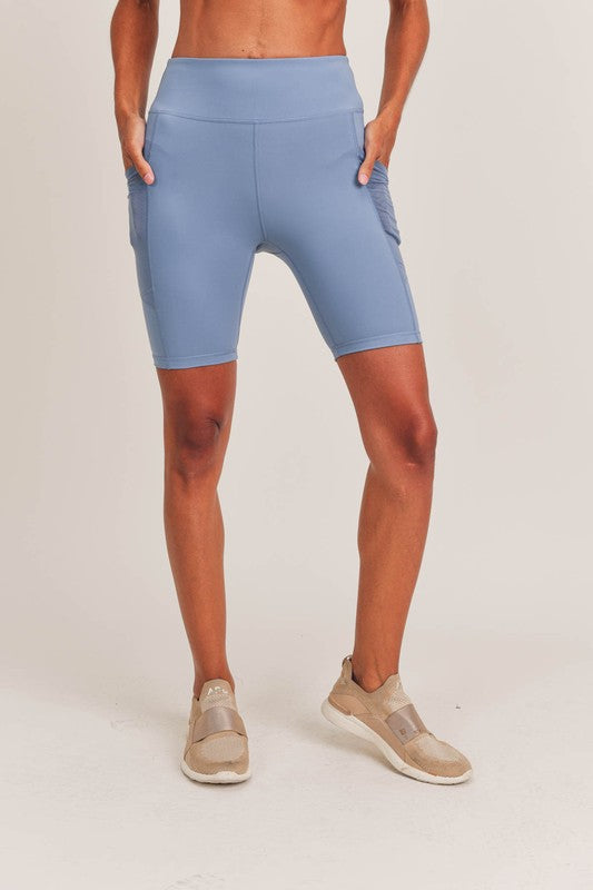 Sweetheart Zippered Biker Shorts