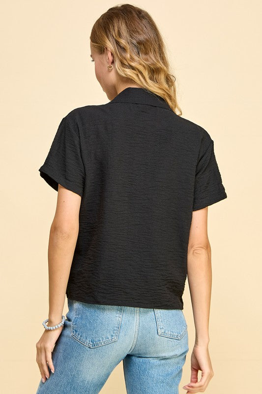 Shirt with Buttons and Pocket