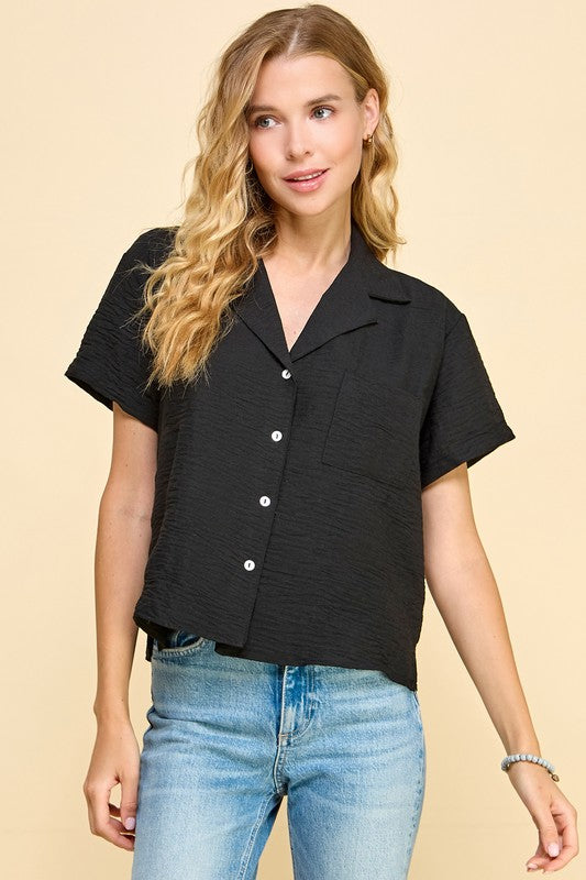 Shirt with Buttons and Pocket