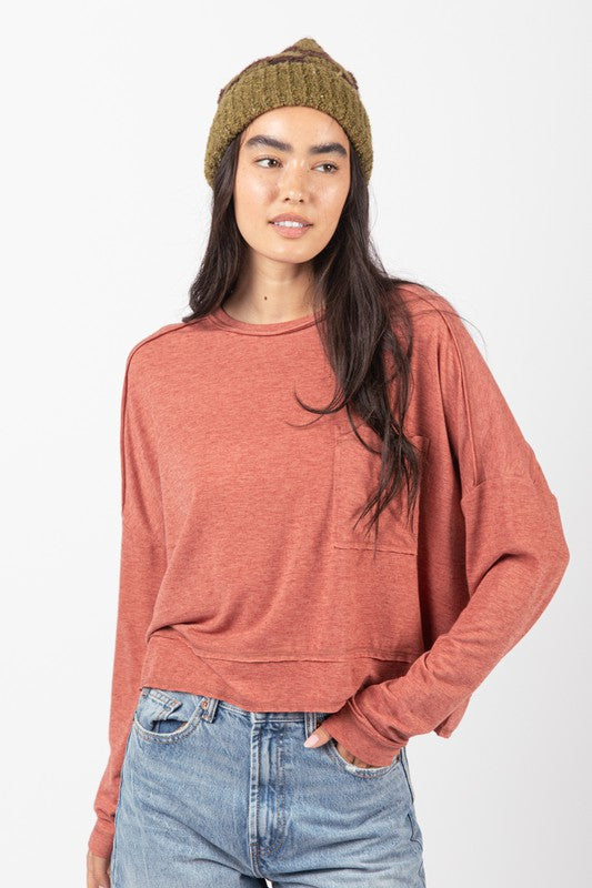 Washed Oversized Short Top