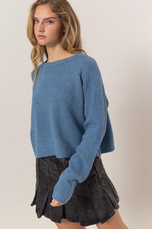 Oversized Raglan Sleeve Sweater