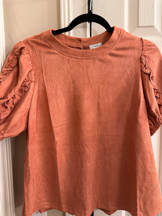 Suede Top