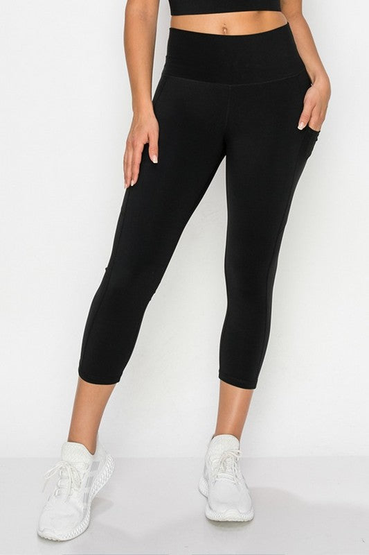 Soft Activewear Capri with Pockets