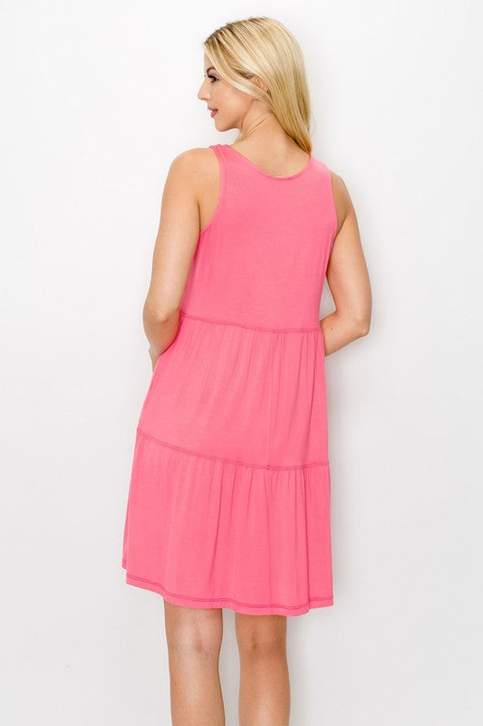 Bohemian Bella Sleeveless Layered Dress