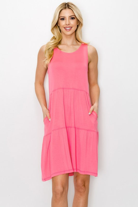 Bohemian Bella Sleeveless Layered Dress