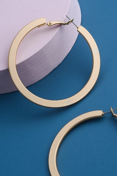 Matte Hoop Earrings