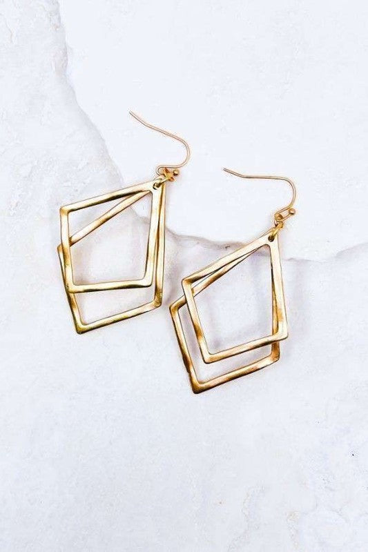 Diamond Drop Earrings