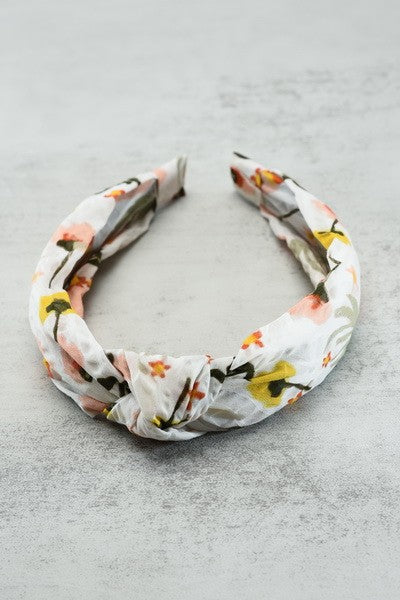 SIGNATURE KNOTTED HEADBAND HAIR BAND