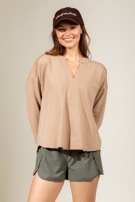 Long sleeve light sweater